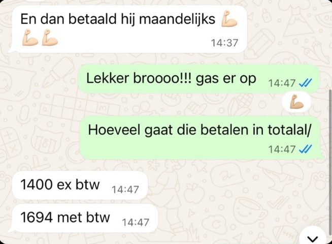 €1.400 maandelijks