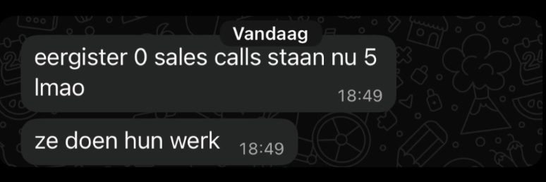 0 naar 5 sales calls